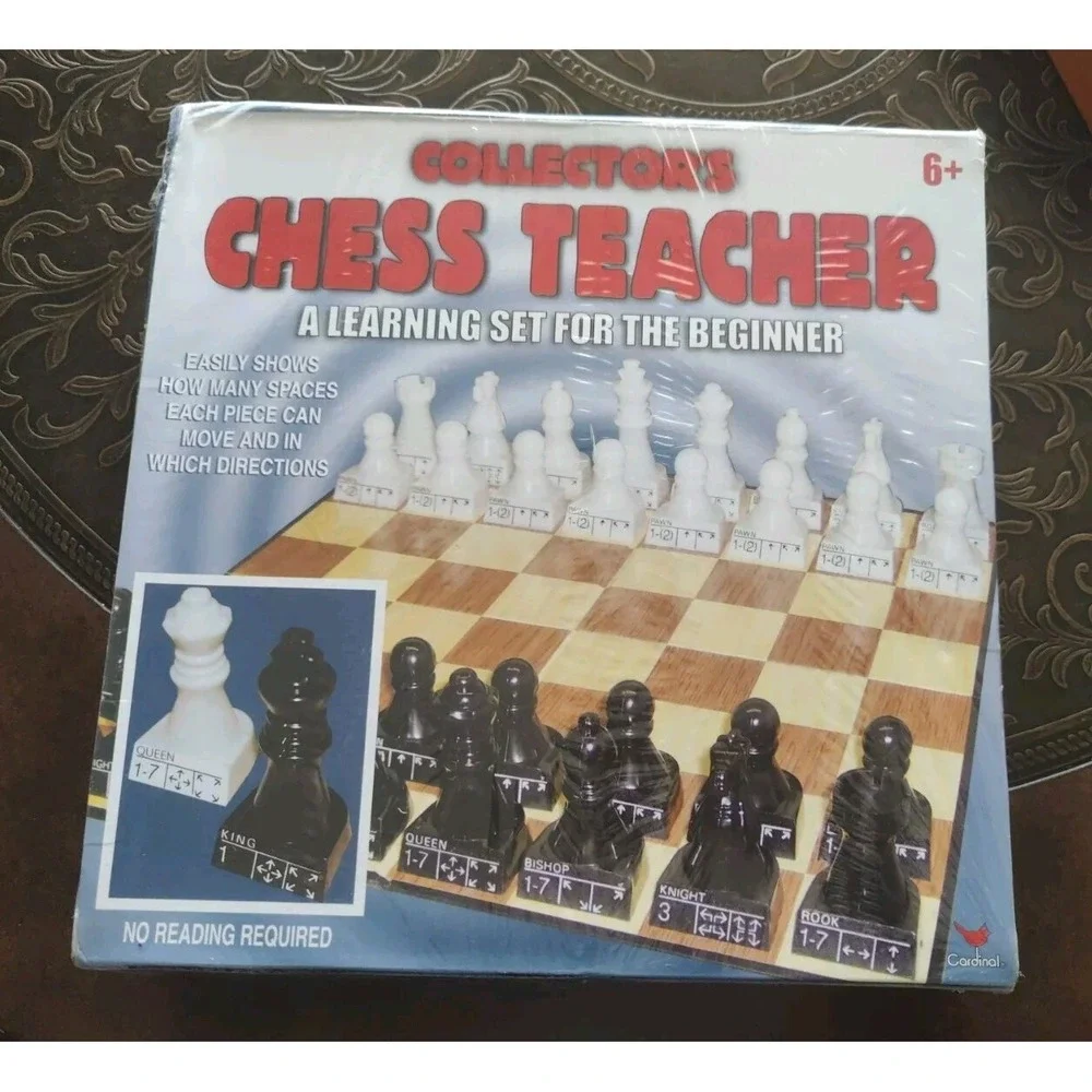 NIB‎ Cardinal Collector's Chess Teacher Learning Set For Beginners 6+ Sealed